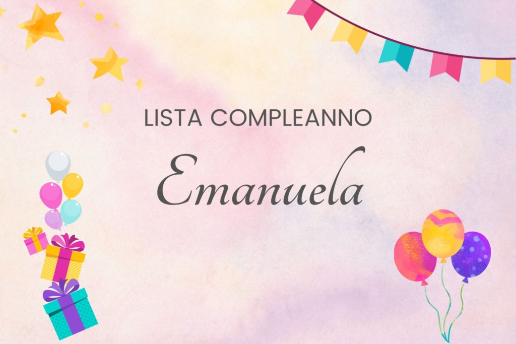 COMPLEANNO<br>Compleanno Emanuela